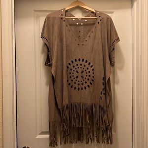 Free People Fringe Laser Cut Overlay